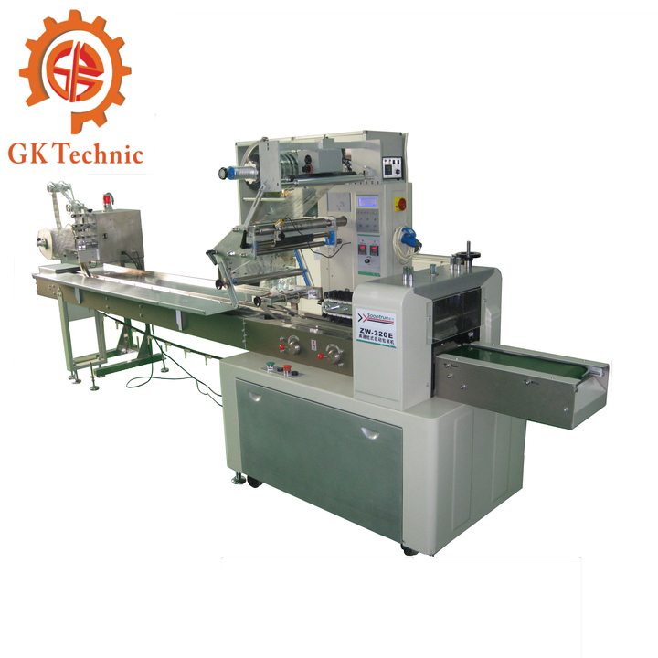 給人人帶來(lái)的配角不是巧克力，而是如下這款GK型號(hào)的巧克力反轉(zhuǎn)展轉(zhuǎn)式枕式包裝機(jī)。